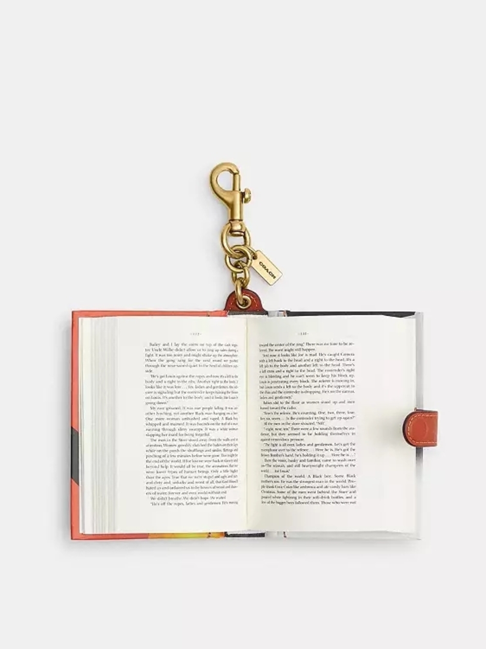 COACH I Know Why The Caged Bird Sings By Maya Angelou Book Bag Charm - Picture 2 of 6